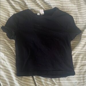 H&M Divided Black T-Shirt